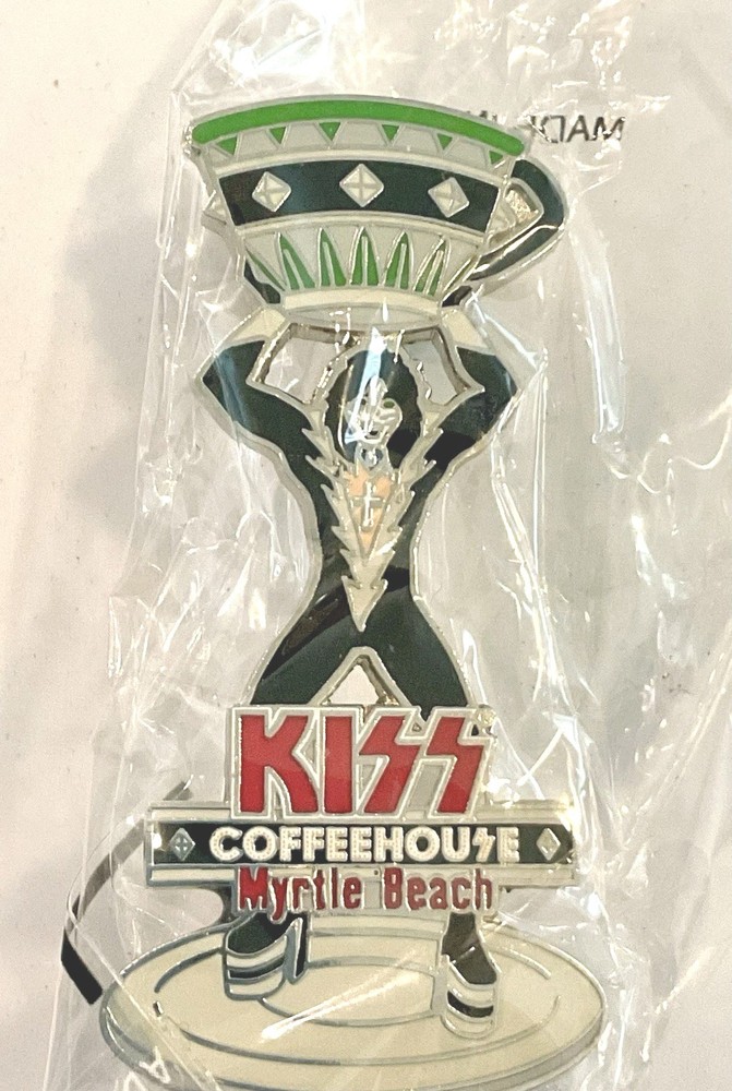 KISS Coffeehouse Pin Myrtle Beach Peter Criss - NEW!