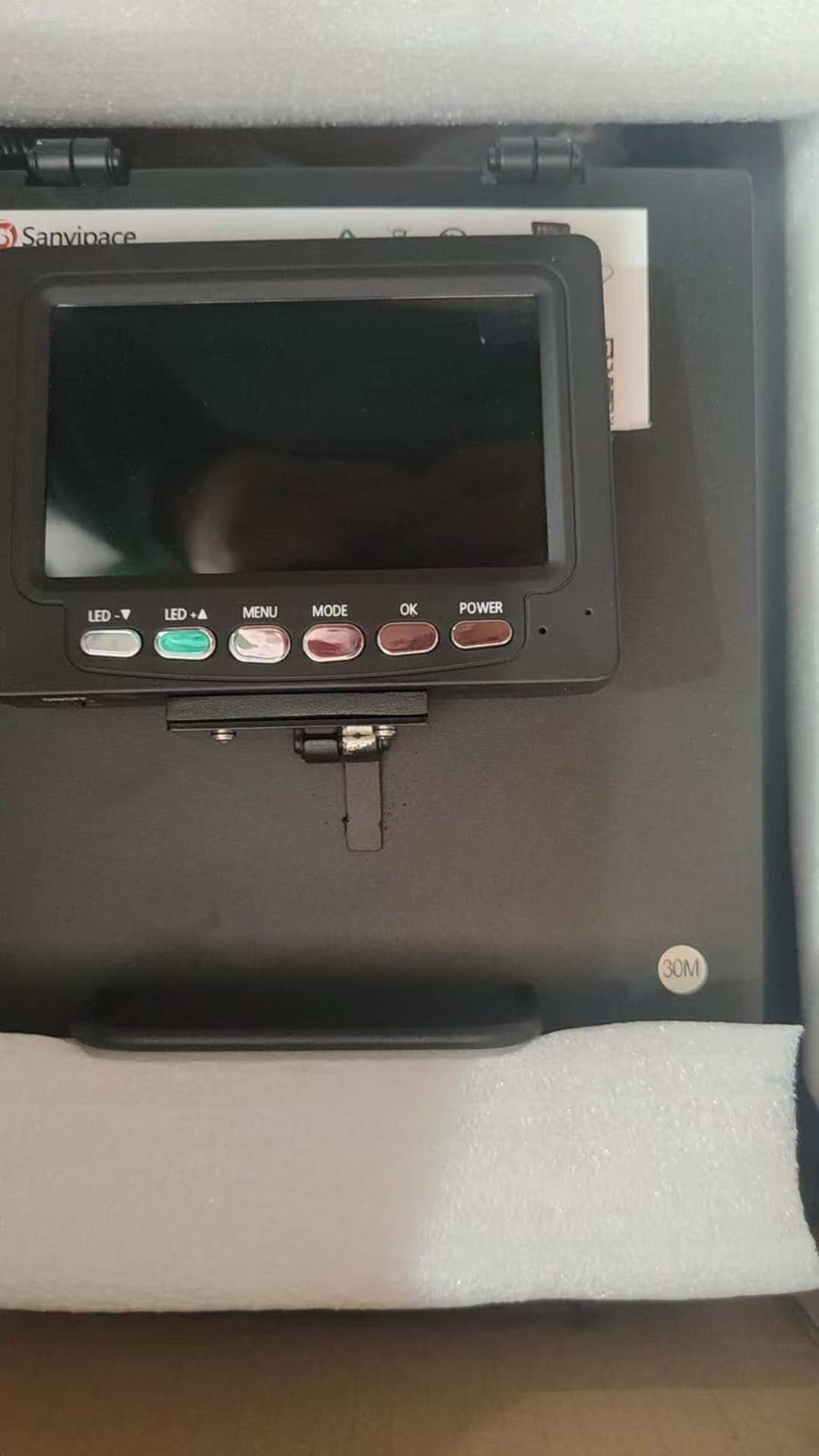 4.3" Monitor 30M Pipeline Camera 17MM Waterproof Drain Sewer Endoscope