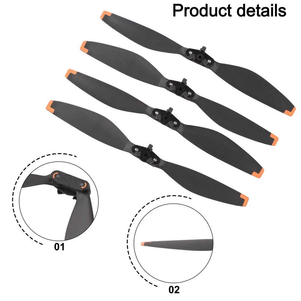 4pcs Black PC Propeller Blades For DJI-Mini 5 Pro - Precision Performance! New