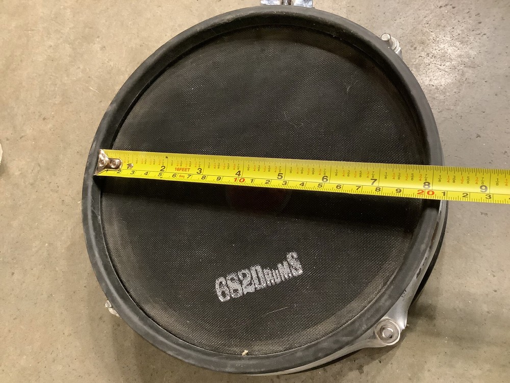 682 drums 8" Drum Pad Mesh Head DUAL-ZONE e-drum Trigger #NF6