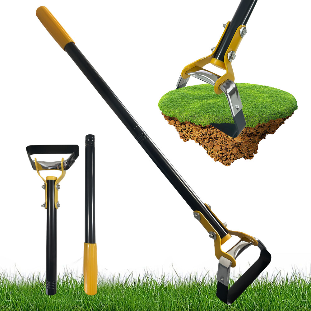 47" 59" 79" Adjustable Hoe Garden Tool Weeding Loop Stirrup Hoe Long Handle