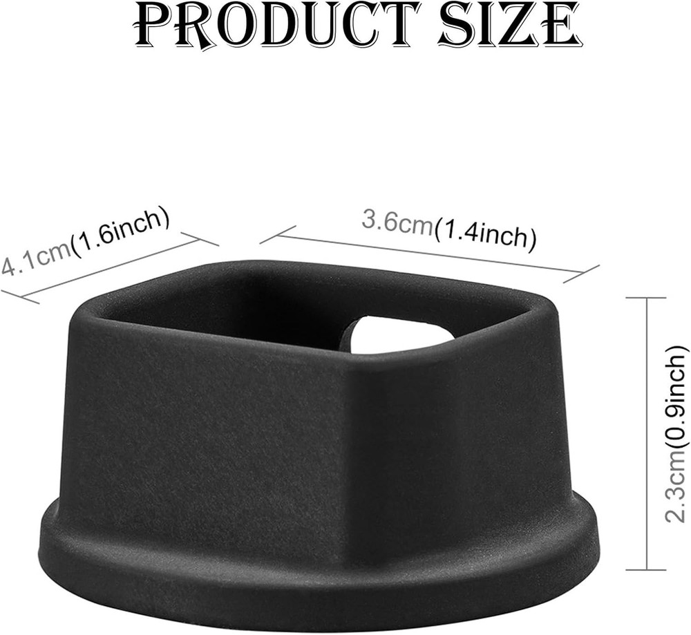 Foldable Non-Slip Mount for DJI Osmo Pocket 3 - Scratch-Resistant Black Base