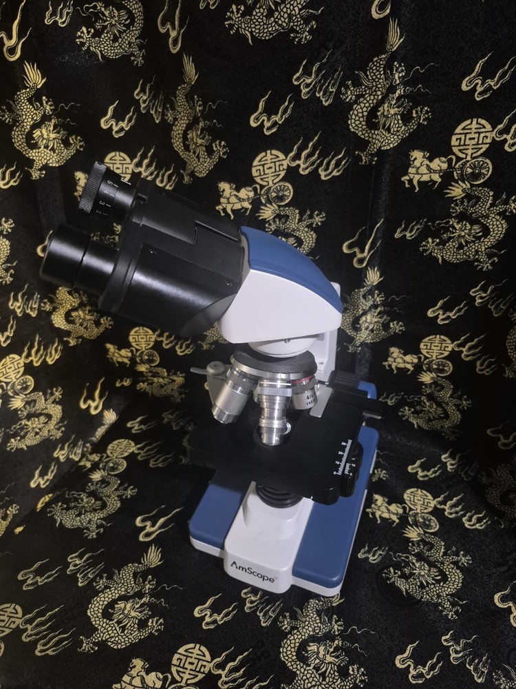 AmScope B120C 40x-2500x LED Lab Binocular Compound Microscope