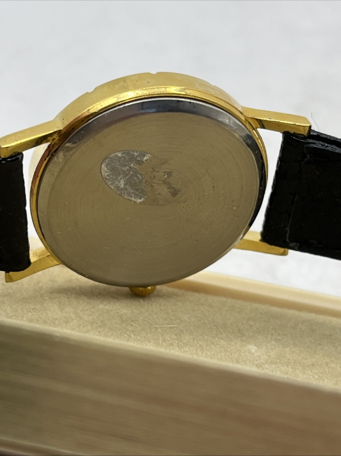 Vintage El Cortez Las Vegas Men’s Quartz Watch Leather Strap