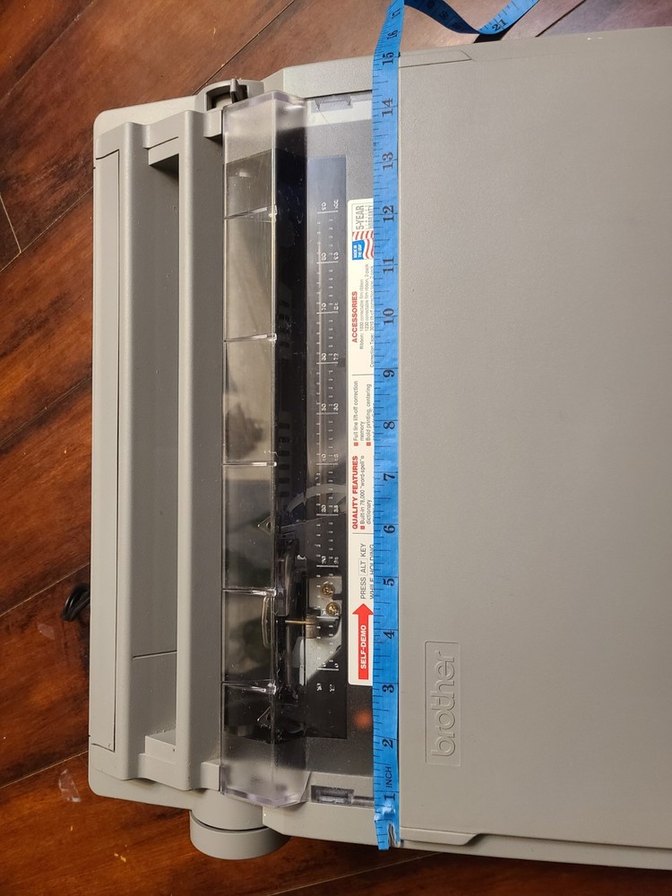 Brother gx-7500 typewriter tested, working