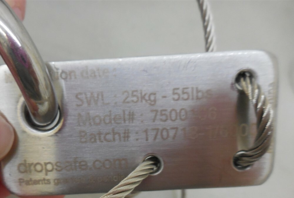 Dropsafe Net Model: 7500106 25KG (55LBS) for Overhead Fixtures