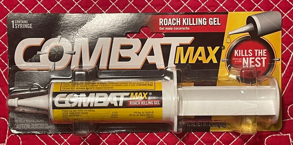 Combat Source Kill Max Roach Kill Gel 2.1 oz (60g) Sealed Package