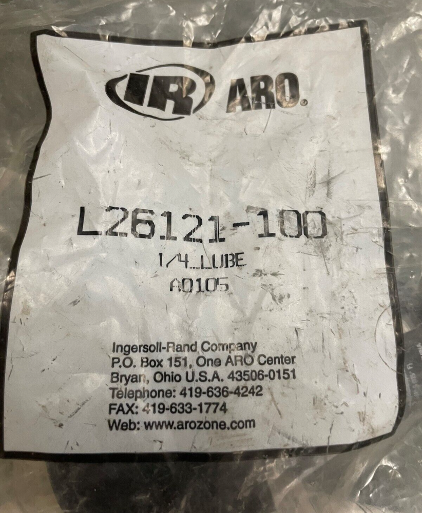 Aro L26121-100 Lubricator NPT 1/4 INLINE