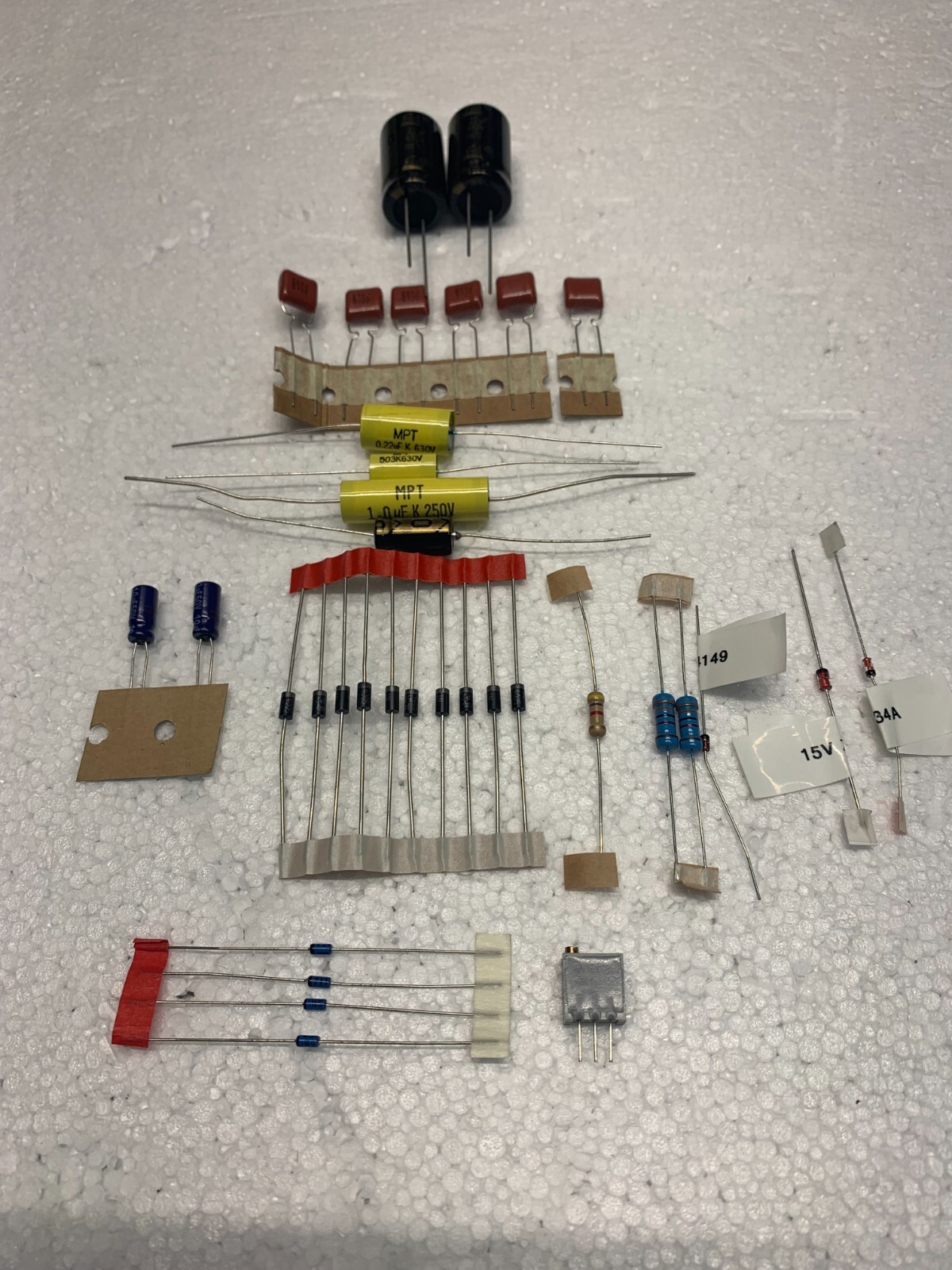 Heathkit HW-100 HW-101 Rebuild Restoration Kit New Capacitors Diodes