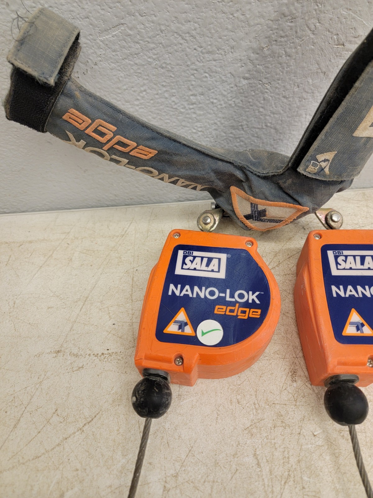 3M DBI SALA NANO-LOK 8' EDGE 3500231 DUAL LEG SELF RETRACTING LIFELINE LANYARD 9