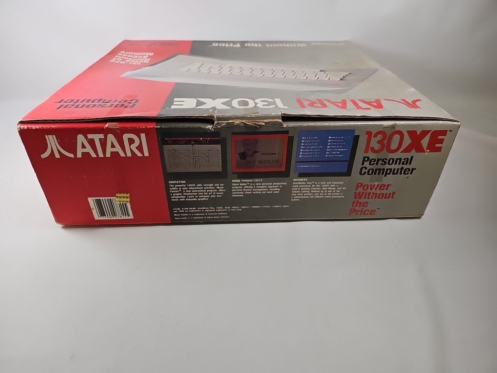 Atari 130XE Computer Untested WITH BOX Nice Shape