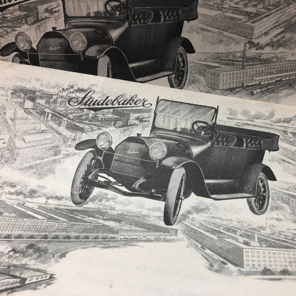 Letter Head Studebaker Correspondence Vintage 1929