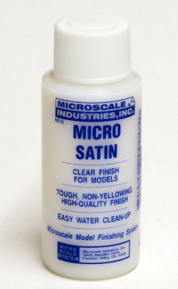 Microscale MI-5 Micro Satin Clear Finish 1 oz.