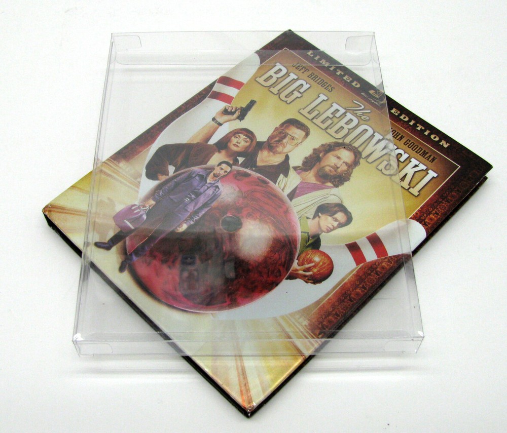 10x BLU-RAY/4K OVERSIZE BOX SET (SIZE B4O D) -CLEAR PLASTIC PROTECTIVE SLEEVE