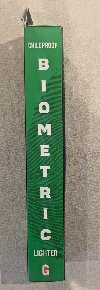 Black Biometric Fingerprint Multipurpose BBQ Lighter -refillable/rechargeable