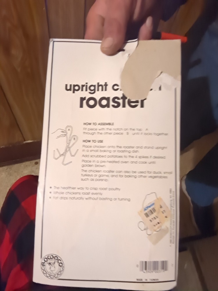 Vintage Rowoco Upright Chicken Roaster