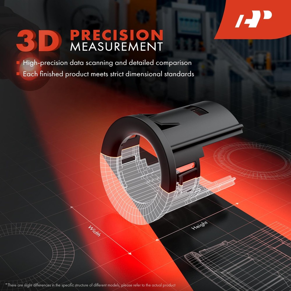 A-Premium Front Inner Left or Right Parking Assist Sensor Retainer Bezel...