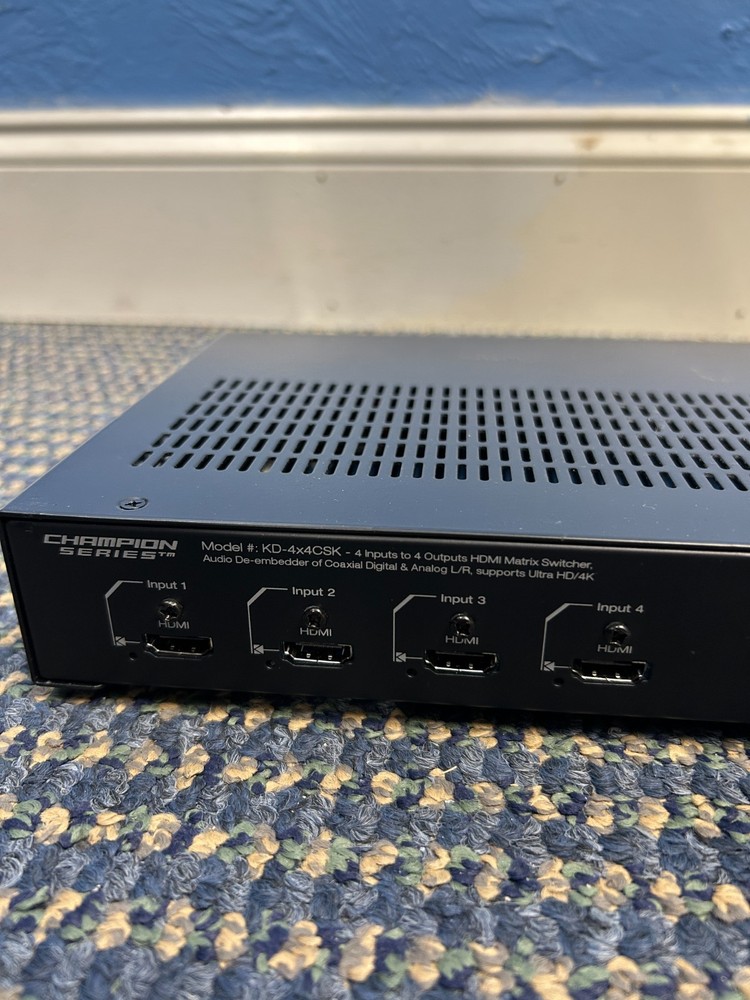 Key Digital HDMI 4x4 Matrix Switcher KD-4x4CSA