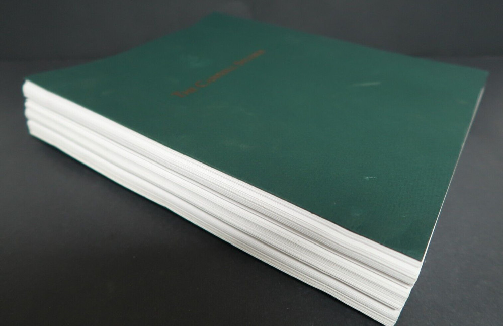 At First Sight Original Book Script Stephen J. Cannell Studios Collection