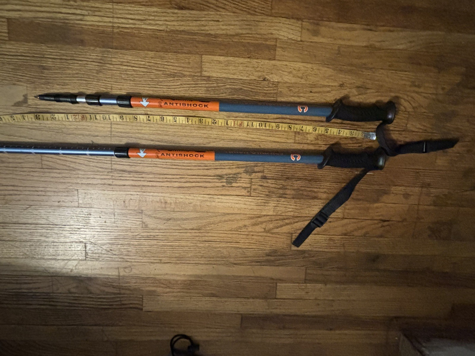 Yukon Charlie Mountain Profile Snowshoes Gray with Walking Poles & Carry Bag