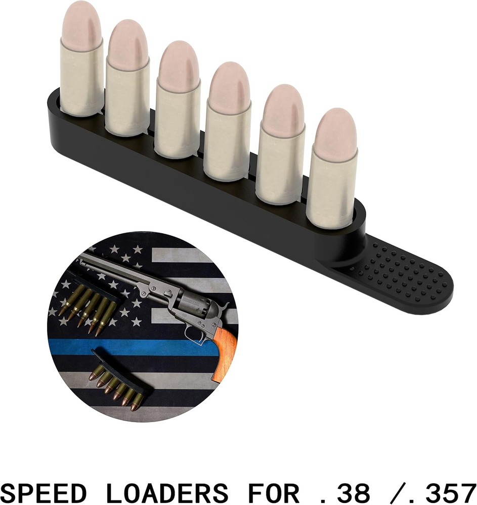 Speed Strips 6 Round, 6 Pack Speed Loaders for 38/. 357
