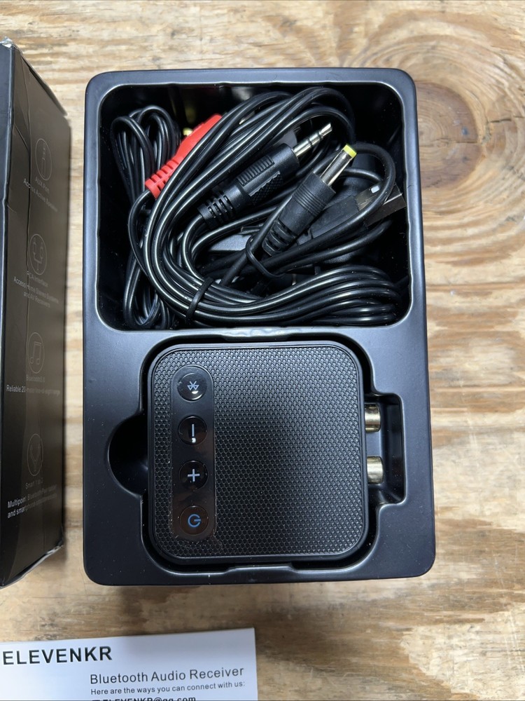 Bluetooth to RCA Adapter for Stereo Receiver - aptX HD Long Range Low Latency...