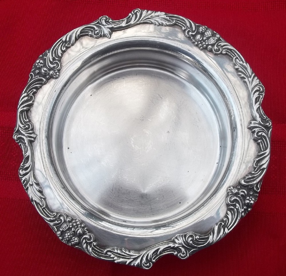 King Francis Pattern 7" Nut Candy Serving Bowl By Reed & Barton Silverplate