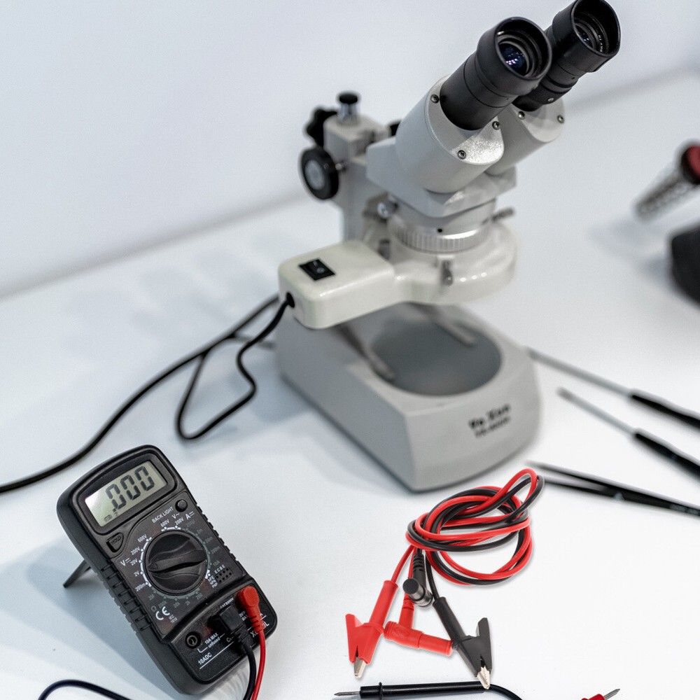 Volt Meter Leads Multimeter Cable Alligator Clips Testing Probe