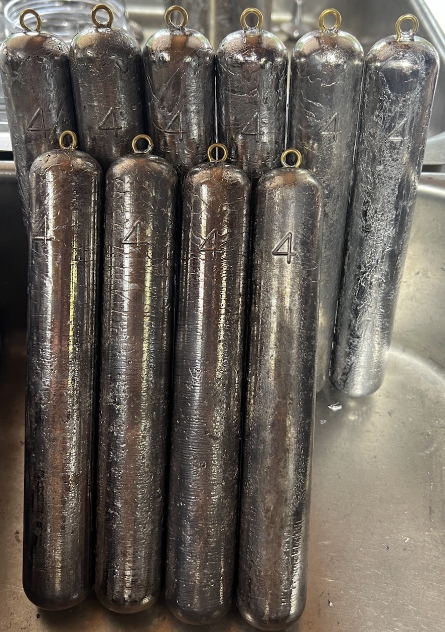 Fishing Deep Drop Sinker/Rock Cod Weights 4lb 10 Count