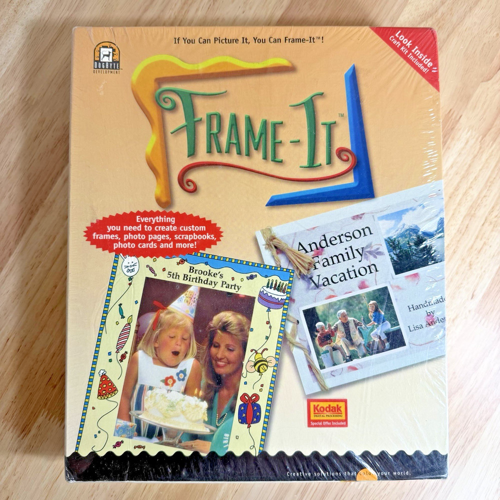VTG Frame-It - Keepsake Edition - PC Software by Dogbyte Development - NIB