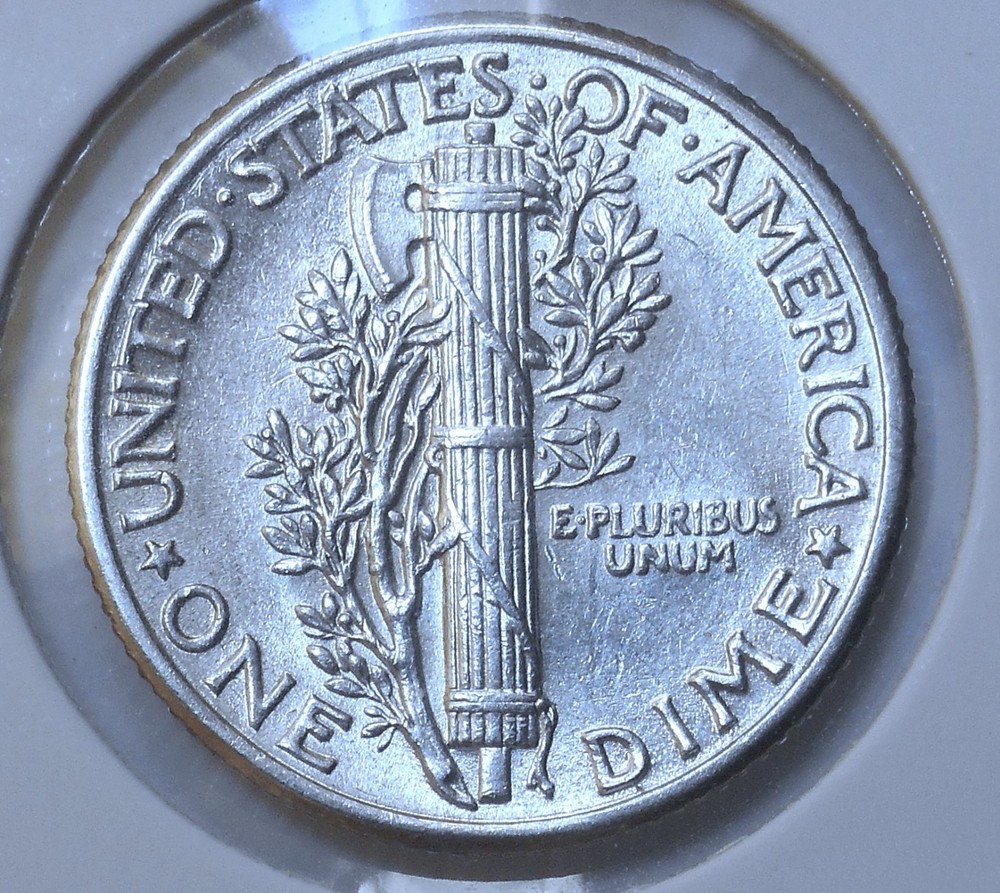 1930 . Mercury Dime . Choice BU . Uncirculated