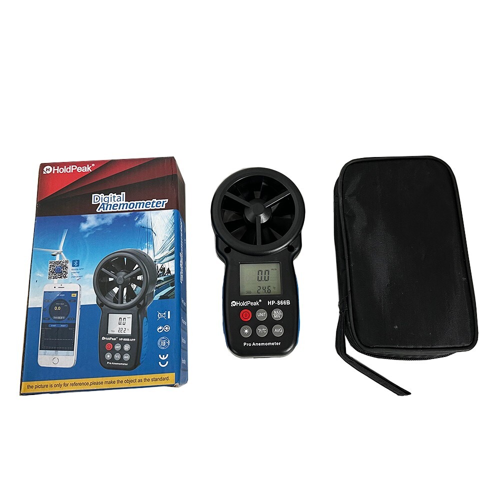 Pro Anemometer Multi-function Temperature Meter Anemometer Range 0.3~30m/s