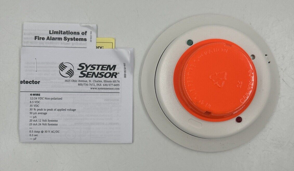 System Sensor 2W-B Smoke Detector 2-Wire White