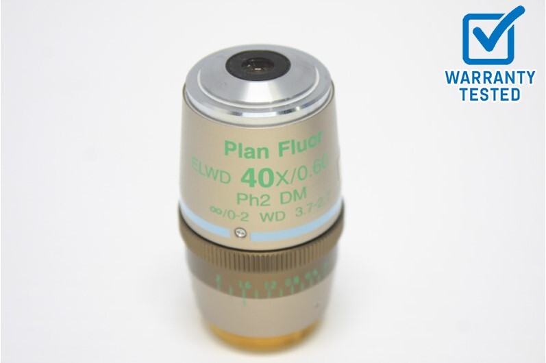 Nikon Plan Fluor ELWD 40x/0.60 Ph2 DM Microscope Objective Unit 17