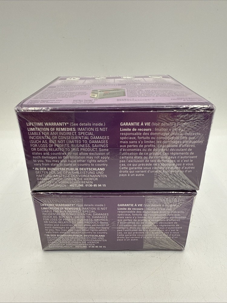 Imation 2HD 3M Floppy Discs 3.5" 2.0 MB Diskettes 20 Pack IBM Formatted SEALED
