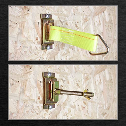 ANLULOAD Track Rail,Track Tie Down Anchor Track Slots for Spring Fitting