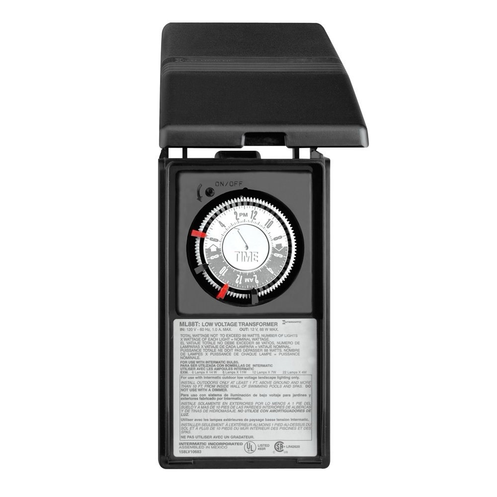 Intermatic ML88T 88-Watt Power Pack With Timer And Ground Shield