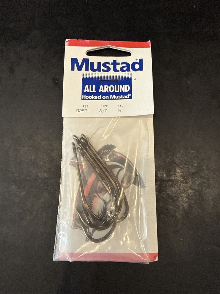 Mustad Ref 92671 Size 8/0 Qty 5 Per Pack