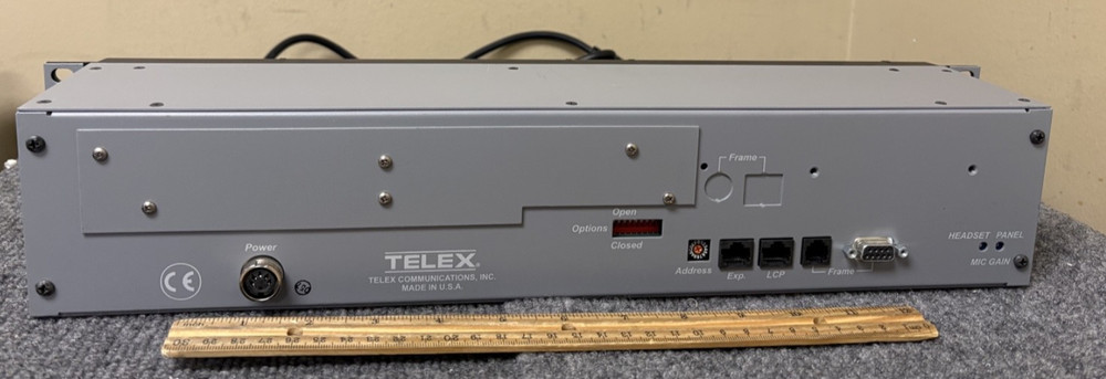 Telex RTS KP-32/16 Intercom Panel w/ Adapter & Power Cord