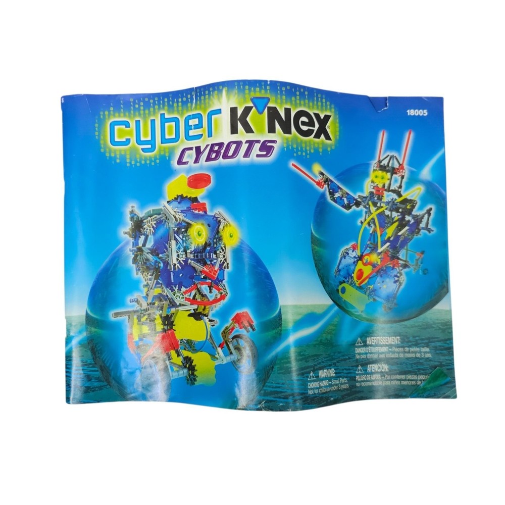 K'NEX Cyber Cybots Instruction Manual 18005 Programmable Robots 2000 Edition