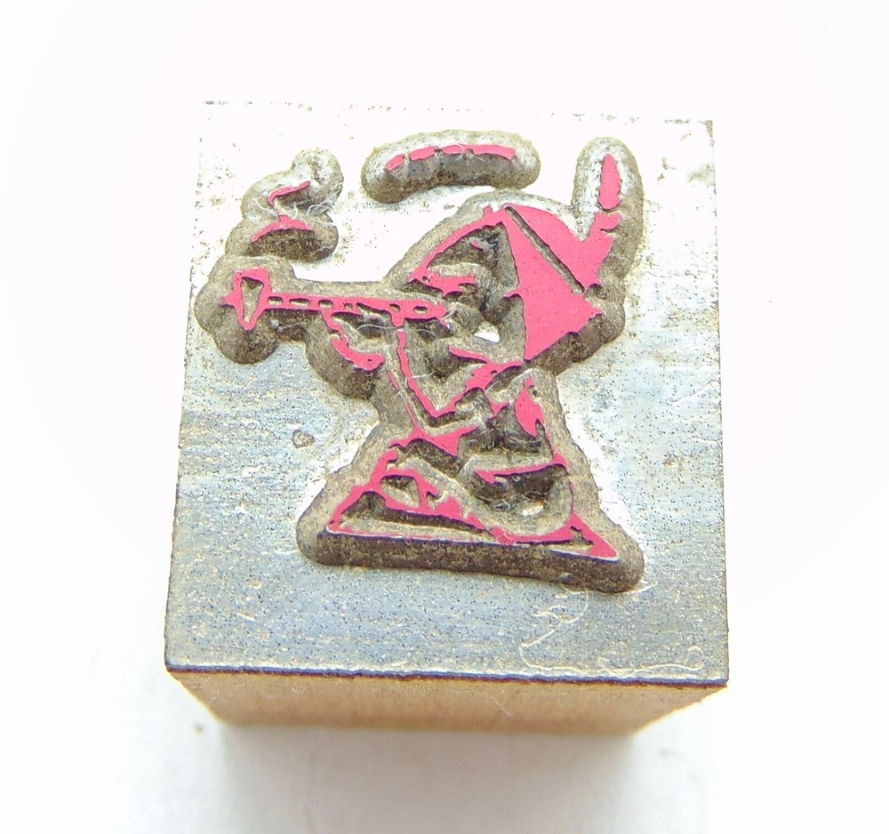 Printing Letterpress Printers Block Indian Smoking