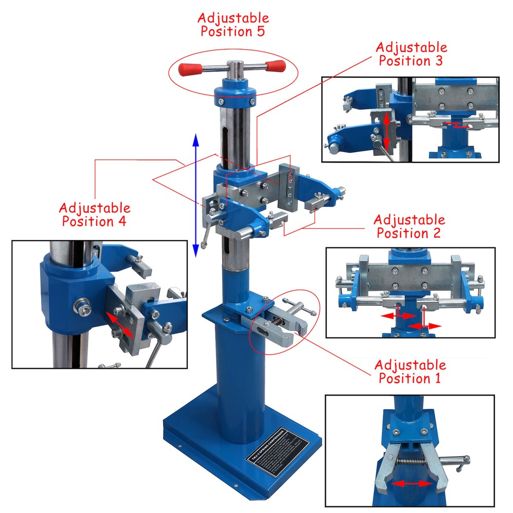 Heavy Duty Hydraulic Spring Coil Compressor Jack Compression Strut Rising Handle