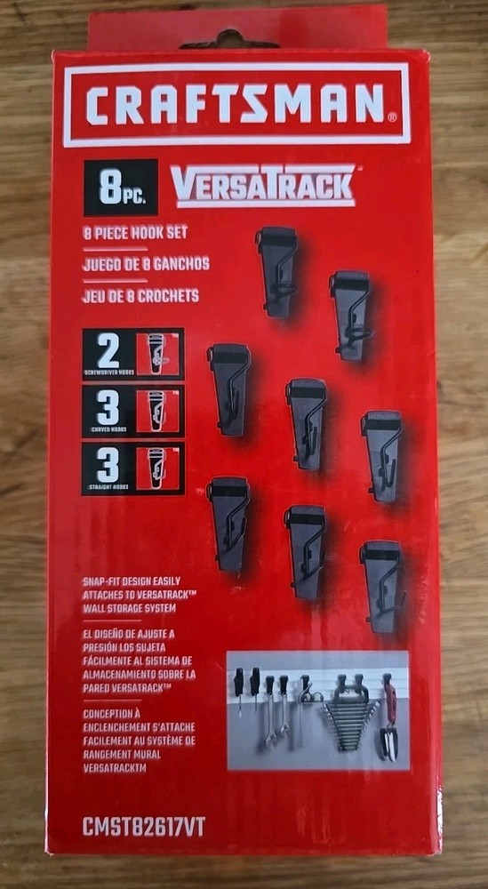Craftsman 8pc Hook Set For VERSATRACK New