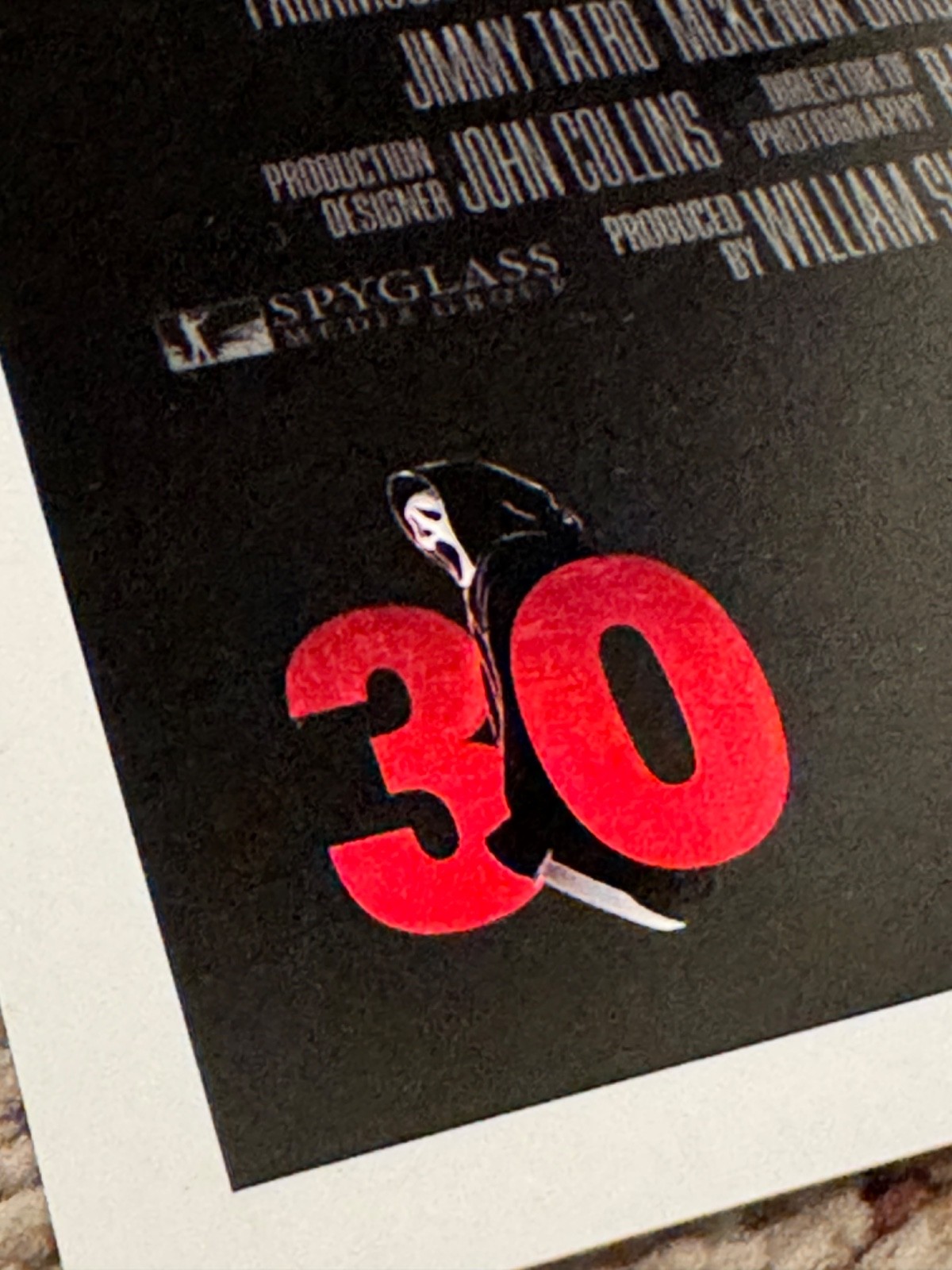 SCREAM 7 ORIGINAL LIMITED EDITION AMC EXCLUSIVE 12 X 18 POSTER! SHIPS NOW FREE!!