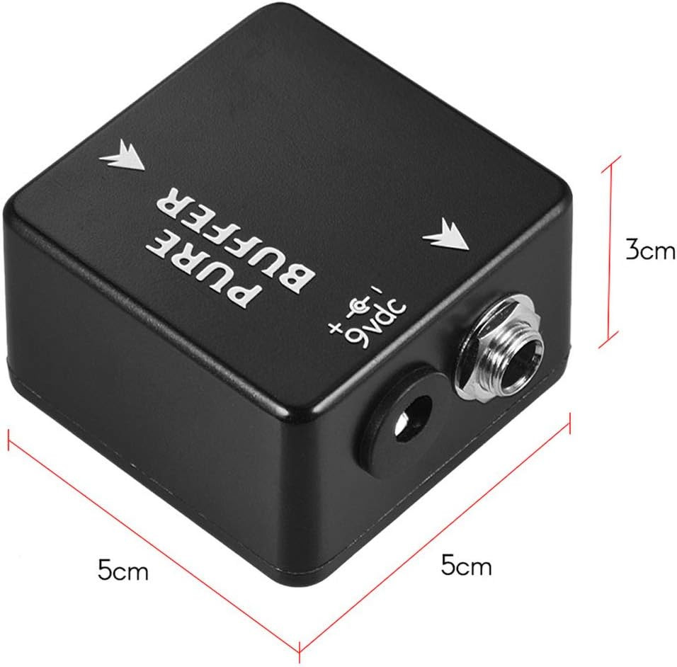 YMUZE Mini Pure Buffer Effect Pedal Full Metal Shell Lightweight and Durable
