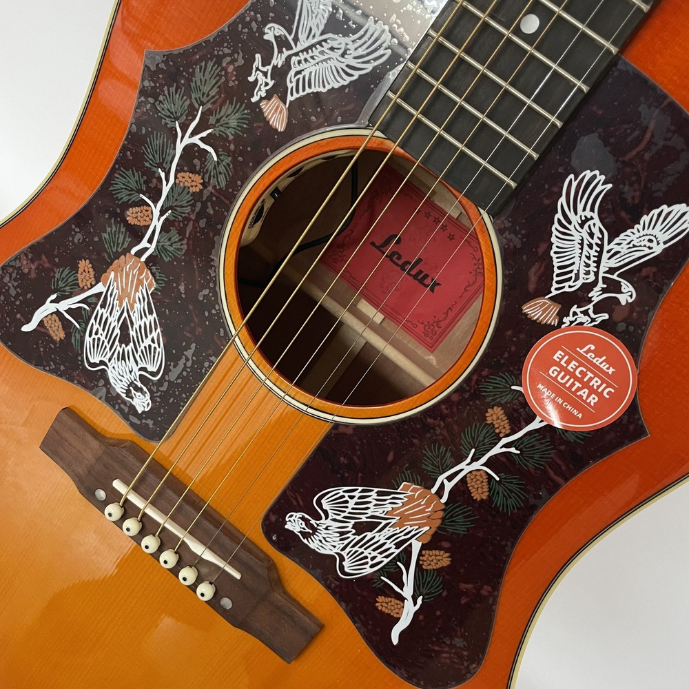 Custom J45 Electric Acoustic Guitar Solid Spruce Top Bone Nut with EQ Fast Ship