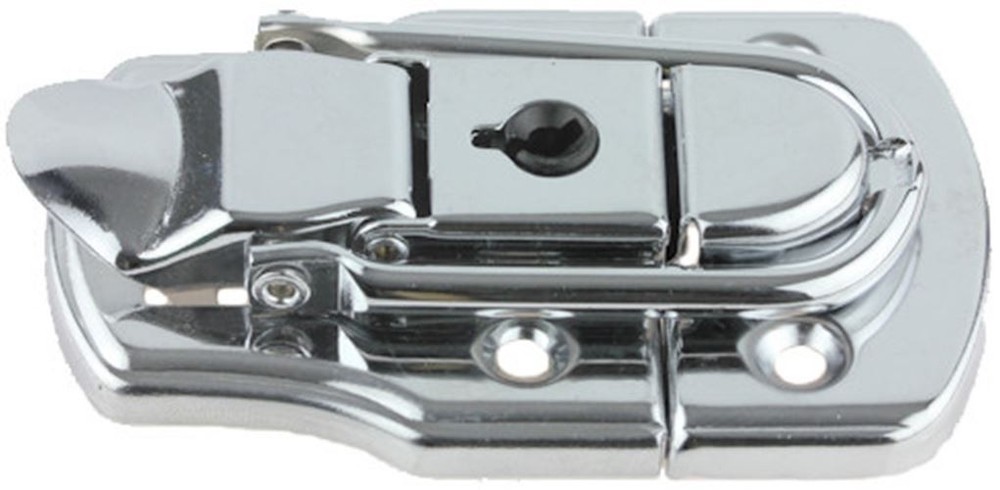 Chrome Plated Locking Draw Catch - 2-7/8" x 1-7/8"