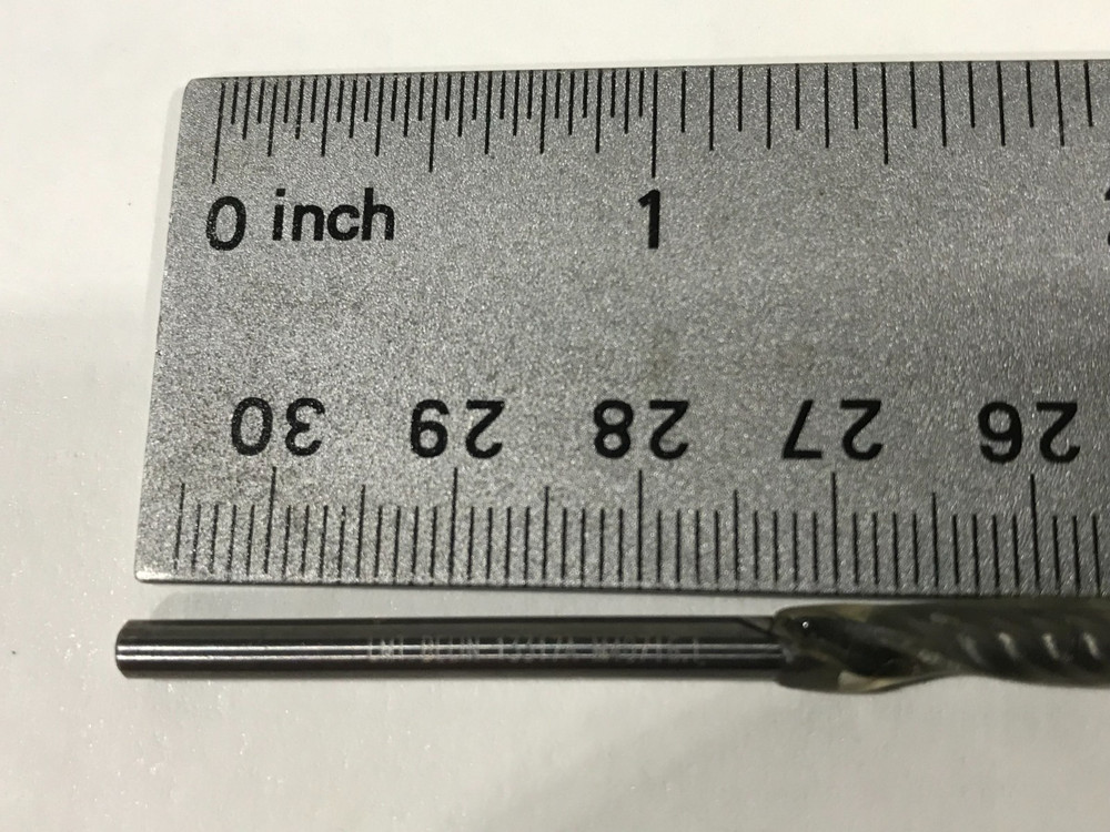 Belin LMT Tools 13317A 1/8" x 2.0" Solid Carbide Router Bit