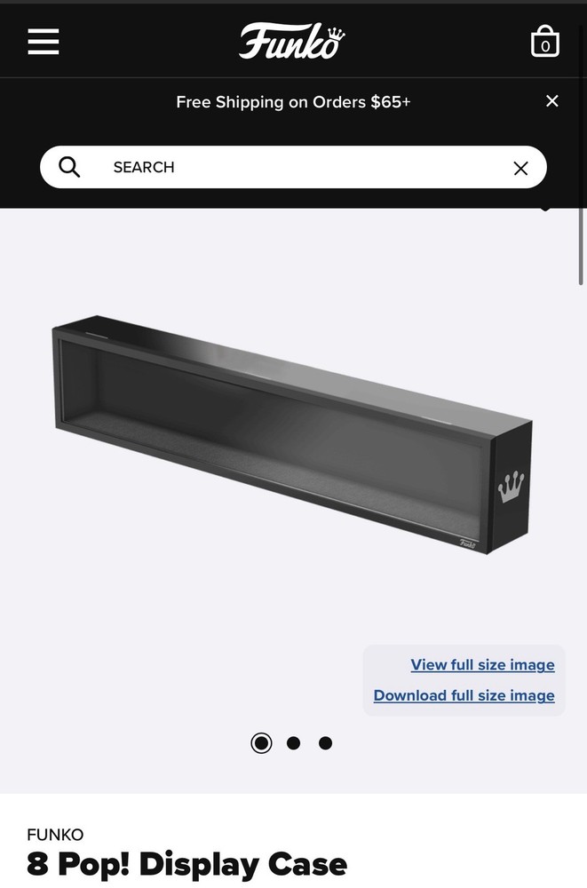 Funko Pop Display Case - 8 Pop Display Case Black