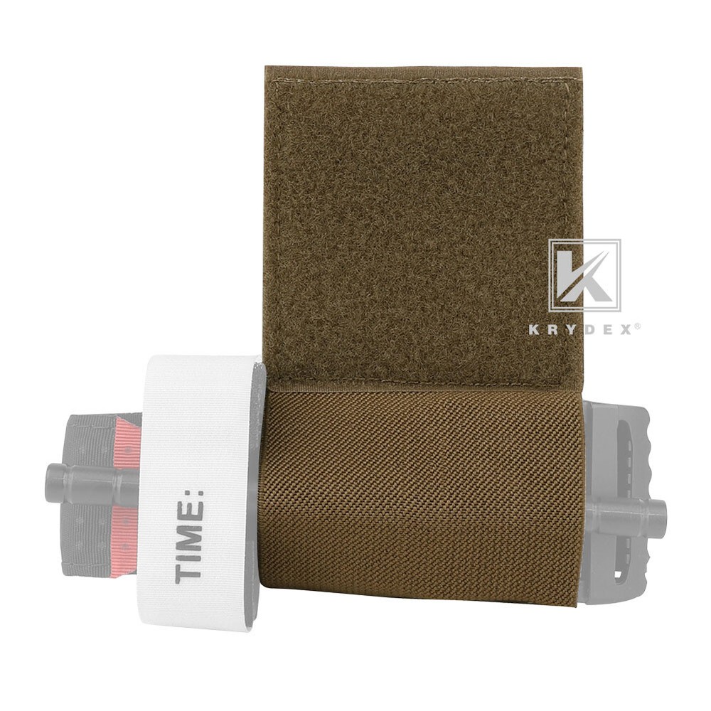 KRYDEX Elastic Holder Strap for Tourniquet Fastener Patch Panel Hook & Loop